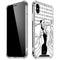 Disney Villains Cruella de Vil Black and White iPhone XS Max Clear Case